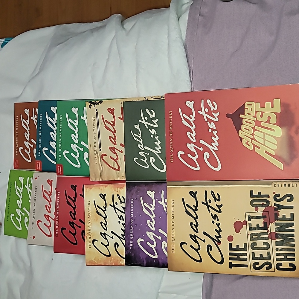 Lot of 12 Agatha Christie Mystery Novels (Paperback Editions)